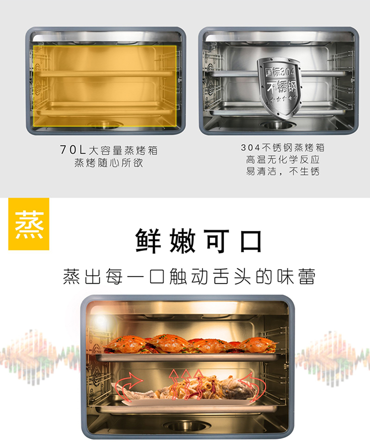 金利蒸烤一體集成灶，讓你盡情享受舌尖上的美味！